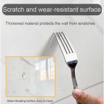 10-Pack Peel and Stick Wave White Marble Tiles (11.8" x 11.8") – 9.8 Sq. Ft. Waterproof PVC Shower & Backsplash Tiles for Bathroom, Kitchen, and Living Room – Self-Adhesive, Easy Installation