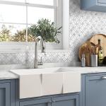 SUNWINGS 10-Sheet Coin Peel and Stick Waterjet Backsplash Self Adhesive Tiles White Marble Wall Panels Stick on Backsplash for Kitchen, Bathroom, Fireplace