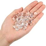 Hicarer 220 Pcs Clear Glass Cabochons Round Transparent Glass Cabochon Dome Tiles for DIY Crafts, Necklace Pendant and Jewelry Making(12 mm)