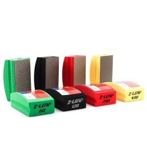 Z-LEAP Diamond Hand Polishing Pads Arc Shape Back for Ceramic Porcelain Tile Glass Jade Stone Granite Marble Concrete Grit Mix 4Pcs