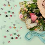 Hicarer 220 Pcs Clear Glass Cabochons Round Transparent Glass Cabochon Dome Tiles for DIY Crafts, Necklace Pendant and Jewelry Making(12 mm)