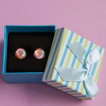 Hicarer 220 Pcs Clear Glass Cabochons Round Transparent Glass Cabochon Dome Tiles for DIY Crafts, Necklace Pendant and Jewelry Making(12 mm)