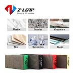 Z-LEAP Diamond Hand Polishing Pads Arc Shape Back for Ceramic Porcelain Tile Glass Jade Stone Granite Marble Concrete Grit Mix 4Pcs