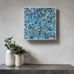 Yuvori 1.1 lbs Modern Abstract Geometric Irregular Porcelain Mosaic Tiles, DIY Handmade, Bathroom, Living Room, Kitchen Backsplash, Outdoor (04, Small)