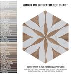 Llama Flower Loire Noce 8-5/8" x 9-7/8" Porcelain Floor and Wall Tile