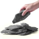 Hygger CO2 Natural Slate Stone Rocks for Aquascaping, Reptile Basking Platforms & Fish Tank Decor, Aquarium Bridge Design Kit: 8×3-6" +1×8-10" Slates (4.1-4.6 lbs)