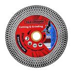 Solidure 5" Tile Saw Blade,Diamond Porcelain Blade for Cutting and Grinding Porcelain Tile Granite Marble