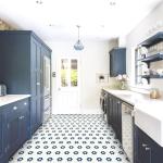 MORCART 20 Pack Peel and Stick Floor Tile, Removable Vinyl Flooring Waterproof 7.87" x 7.87" DIY Flooring for Bathroom, Kitchen, Fireplace, Pet House, Stairs, Bedrooms, Wall White Blue