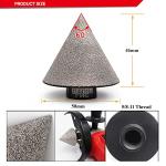 DT-DIATOOL Diamond Beveling Chamfer Bits for Granite Marble Tiles Existing Holes Diamond Hole Saw 5/8"-11 Thread Enlarging Polishing Shaping Holes of Size 1/4 Inch to 2 Inch