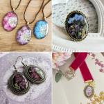 Beadthoven 20pcs Oval Clear Glass Dome Tiles - 30x40mm Cabochons for Blank Bezel Trays, Photo Cameo Pendant DIY Craft Jewelry Making