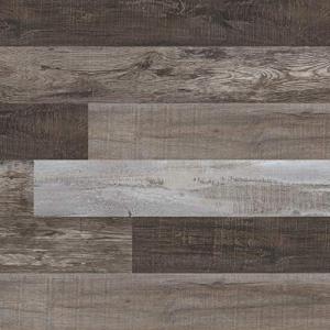 MSI McKenna 7 inch x 48 inch Luxury Vinyl Flooring, Rigid Core Planks, LVT Tile, Click Lock Floating Floor, Waterproof LVT, Wood Grain Finish, CASE, Windswept Gray Brown, 23.77 Square Feet