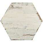 14.125" x 16.25" Provence Hexagon White Truffle Extruded Porcelain Heavy Duty Spanish Tile …