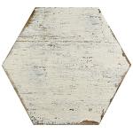 14.125" x 16.25" Provence Hexagon White Truffle Extruded Porcelain Heavy Duty Spanish Tile …