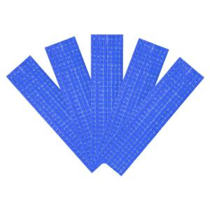 uxcell 2360Pcs Self-Adhesive Disco Tiles Sticker 5 x 5mm Mini Mosaic Mirror Tiles Square Glass Tiles for DIY Disco Ball Craft Decorations Making, Blue