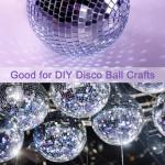 uxcell 2360Pcs Self-Adhesive Disco Tiles Sticker 5 x 5mm Mini Mosaic Mirror Tiles Square Glass Tiles for DIY Disco Ball Craft Decorations Making, Blue