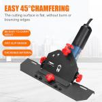 45 Degree Tile Chamfering Tool, Ceramic Tile Chamfering Machine, 45 Degree Manual Tile Cutter, Aluminium Alloy Porcelain Ceramic Floor Tile Cutting Machine 115-125mm for Glass Tiles, Ceramic, Glazed