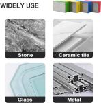 EGOFIX 4pcs Diamond Hand Polishing Pads for Ceramic Tile Glass Grinding,Sanding Blocks Polishing 60#