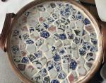 1.1 LB Porcelain Ceramic Mosaic Tiles,Broken Irregular Mosaic Tiles for DIY Craft Floor,Kitchen,Pool, Flower Pots Mosaic Making Supplies (Mix Color)