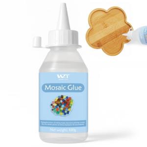 WAN2TLK Mosaic Glue 100ml - Non-Toxic & Water Resistant, Clear Mosaic Tiles Glue Ideal for All Tiles & Surfaces