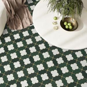 Dureidos Waterproof Peel and Stick Floor Tiles 10PCS