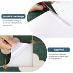 Dureidos Waterproof Peel and Stick Floor Tiles 10PCS