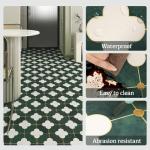 Dureidos Waterproof Peel and Stick Floor Tiles 10PCS