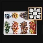 Green 1.2cm Square Ceramic Mosaic Tiles