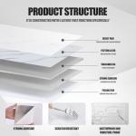 10pcs Marble Peel and Stick Wall Tiles