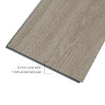 Waterproof Wood Look Vinyl Shower Floor Tiles