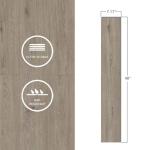 Waterproof Wood Look Vinyl Shower Floor Tiles