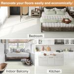 Oxdigi Peel and Stick Vinyl Floor Tile - Whitewashed Oak