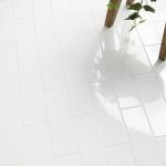 White Glossy 4x12 Ceramic Subway Shower Tile