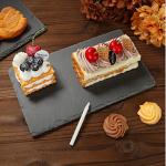 Black Slate Cheese Board Set - 6 Pieces