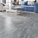 Dark Marble Peel and Stick Bathroom Floor Tiles