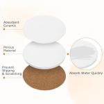 4-Inch Unglazed Ceramic Tiles for DIY Coasters