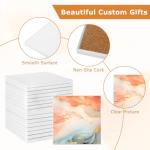 4-Inch Unglazed Ceramic Tiles for DIY Coasters