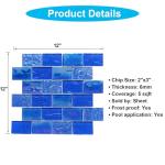 Glass Mosaic Tiles for Kitchen and Shower