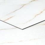 Peel and Stick Pink Gold White Marble Tiles