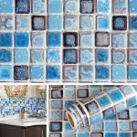 Livelynine Waterproof Peel and Stick Tile Stickers