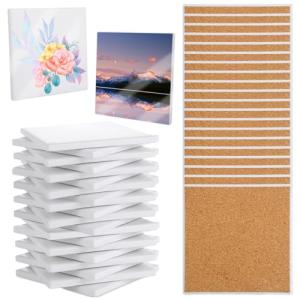 Sublimation Coaster Blanks with Cork Back Tiles