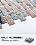 Art3d 10-Piece Colorful Marble Peel & Stick Tiles
