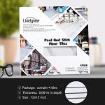 Livelynine Grey and White Peel and Stick Tiles