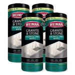 Weiman Disinfectant Wipes for Stone Surfaces - 4 Pack