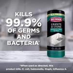 Weiman Disinfectant Wipes for Stone Surfaces - 4 Pack