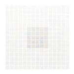 Contemporary Pearl White Iridescent Glass Mosaic Tile
