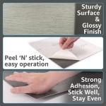 Peel and Stick Vinyl Shower Floor Tiles 30-Pack