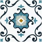 Retro Peel and Stick Vinyl Floor Tiles - 10 Pack