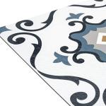 Retro Peel and Stick Vinyl Floor Tiles - 10 Pack
