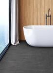 Dark Grey Peel and Stick Shower Floor Tiles