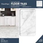 FloorPops Cameron Peel & Stick Floor Tiles, White